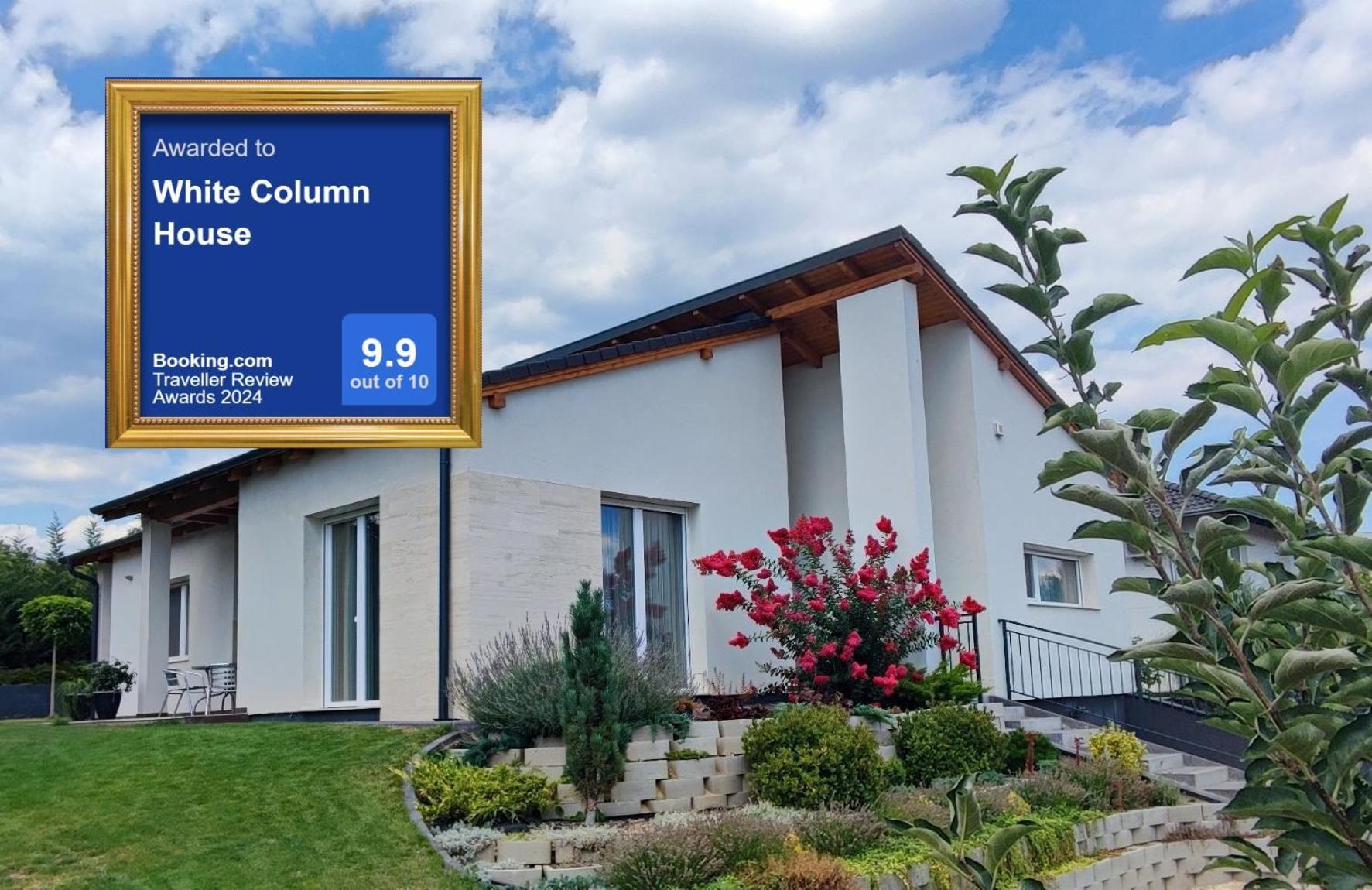White Column House Apartment Diosd Bagian luar foto