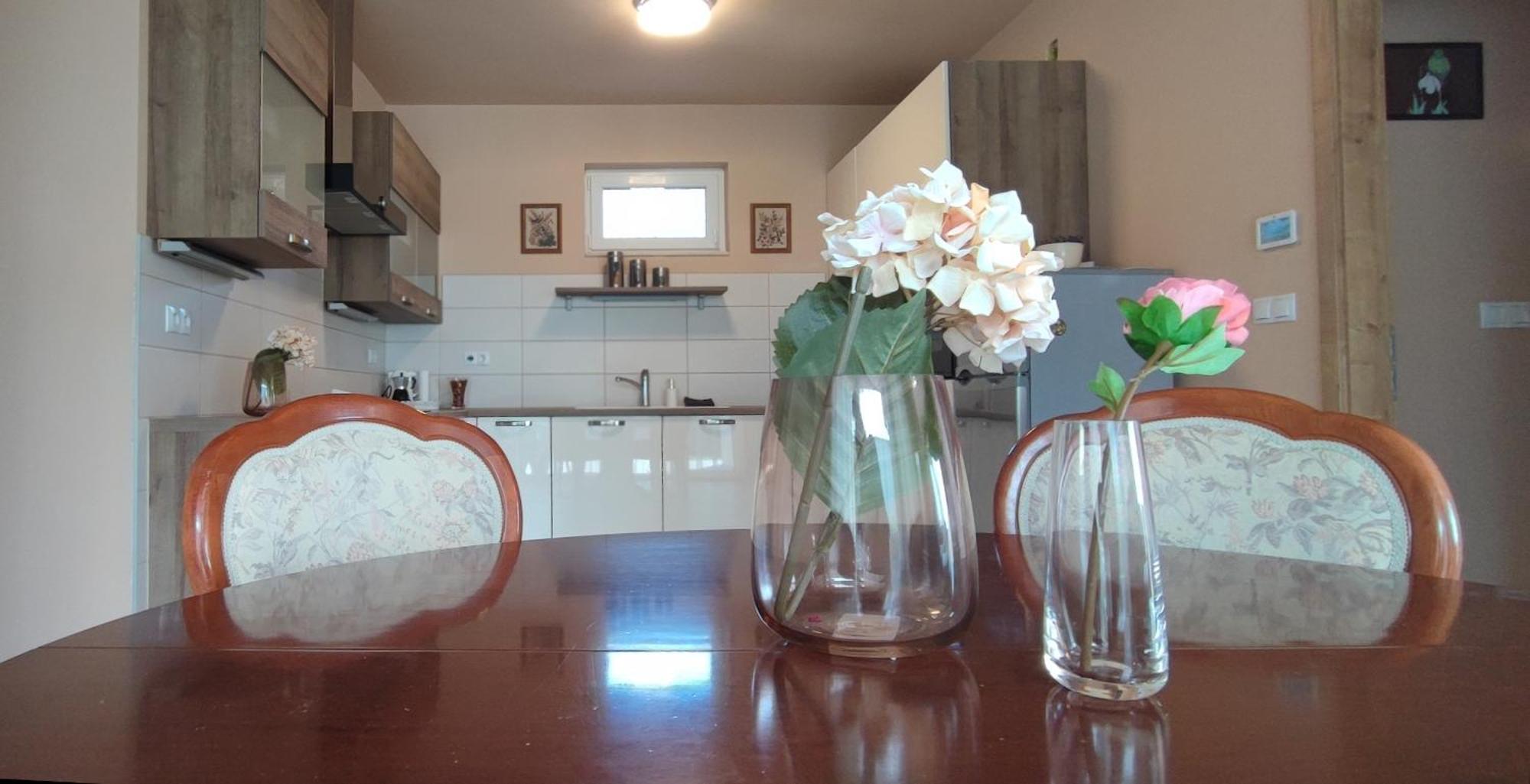 White Column House Apartment Diosd Bagian luar foto